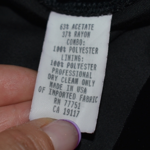 Betsey Johnson Black Strapless Dress with Pink Bow - Picture 5 of 5